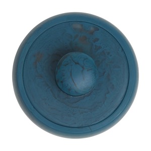 Eco Friendly Handmade Resin Storage Canister For Kitchen Counter And Home Decoration Available Design Stackable Blue Color resin - Product Image 2