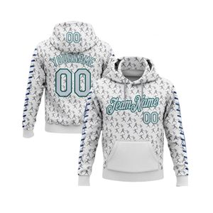 Sweat à capuche en coton de haute qualité, design esthétique baseball personnalisé avec éléments gothiques, vente en gros, vêtements de sport décontractés pour hommes - Product Image 1