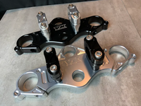Kit de Mejora de Dirección de Carreras para Honda MSX125, Abrazadera Triple Superior de Conversión de Manillar Clip-On con Soportes de Manillar de 41 mm y Tapas