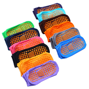 High Quality Custom Logo Men's Spandex/<b>Polyester</b> <b>Socks</b> Eco-Friendly Breathable Cotton Liner Adult Yoga Sports Athletic Durable - Product Image 4
