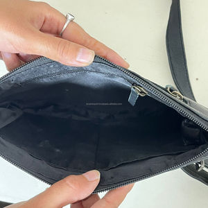 Bolso Bandolera de Cuero Vacuno con Pelo Auténtico Estilo Occidental, Diseño a Cuadros Repujado, para Mujer - Product Image 6