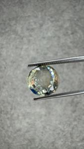 Pierre précieuse naturelle Jai Narayan Gems, saphir Pitambari de Ceylan certifié IGITL, 5,51 carats, forme bleu-jaune, modèle 2500 - Product Image 3