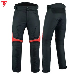 Pantalon de motard unisexe en cuir noir, style jean, poches, imperméable, respirant, protection UV, grande taille, hiver - Product Image 3