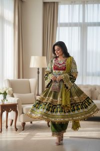 Robe afghane à faible MOQ pour mariage formel, respirante, à manches longues, style afghan, pour femmes, service OEM ODM - Product Image 2