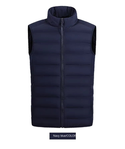 Chaleco Acolchado Impermeable con Cierre, Unisex, Personalizable (OEM), para Invierno, Tallas Grandes, sin Mangas, con Bolsillos, Venta al Por Mayor - Product Image 6