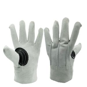 Gants de travail en cuir fendu de sécurité avec paume en cuir grainé renforcé, pouce Keystone, gants industriels robustes pour la construction - Product Image 1