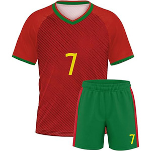 Ensemble uniforme de football pour enfants, maillot de football respirant à séchage rapide, kit d'entraînement d'équipe personnalisé pour petits enfants, vêtements de sport pour garçons - Product Image 1