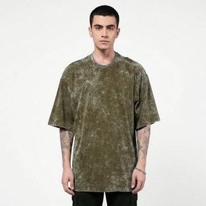เสื้อยืดคอกลมผ้าซักกรดคุณภาพสูงลดราคาพิเศษสินค้ามาใหม่เสื้อยืดใส่สบายสำหรับออกกำลังกายและลำลองของผู้ชาย - Product Image 3