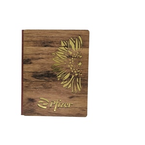 Custom Eco-Friendly <b>A4</b> Size Luxury Hardcover Business Wooden Journal Notebooks Premium Wooden Journal at Best Price - Product Image 1