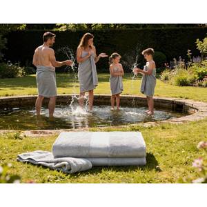 Serviettes de bain douces en bambou avec finition tissée classique pour la salle de bain quotidienne, les chambres d'hôtes et les centres de bien-être, avec personnalisation OEM - Product Image 2