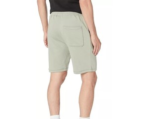 Shorts en molleton personnalisés pour hommes RAPID SPORTS – Mélange de coton, style décontracté d'été, motif uni, cordon de serrage, taille élastique – Vente en gros - Product Image 3