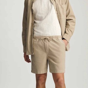 Pantalones Cortos Bermuda Casuales de Verano para Hombre, Personalizados al por Mayor, de Lona, Transpirables, Ecológicos, de Color Sólido, con Cierre de Botón - Product Image 4