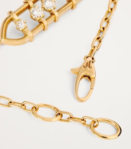 Yellow <b>Gold</b> Diamond Penelope Bracelet Floating Diamond Station Bracelet 14K 18K <b>Solid</b> <b>Gold</b> Bracelet Lab Diamond Bracelet Luxury - Product Image 6