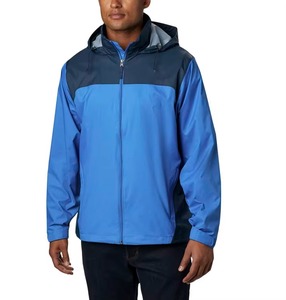 Veste coupe-vent à capuche, vêtement décontracté d'automne, fermeture éclair, matière polyester, couleur unie, coupe classique - Acheter le produit sur Alib - Product Image 5