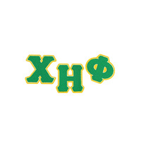 Patchs brodés en chenille avec logo de la sororité Chi Eta Phi Inc. University