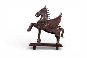 คอลเลกชันงานฝีมือที่ดีที่สุด ประติมากรรมสัตว์ทำมือ วาดด้วยมือ ไม้เนื้อแข็ง เป็นมิตรกับสิ่งแวดล้อม ทนทาน ศิลปะโบราณจากเทือกเขาหิมาลัย รัฐราชสถาน สำหรับตกแต่งบ้าน - Product Image 5