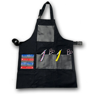 Premium Full Grain Leather <b>Work</b> Black <b>Apron</b> Heavy Duty Woodworking Welding Blacksmith Barista Workshop <b>Aprons</b> - Product Image 1