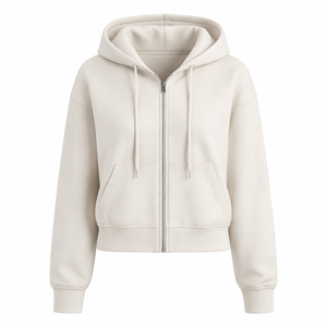Wholesale Custom <b>Zip</b> <b>Up</b> Hoodie for Women - 100% Cotton Manufacturer Direct Supply - Product Image 1