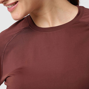 Camisa de Compresión Formal para Mujer, Manga Larga, de Alta Calidad, Ligera, de Secado Rápido, Transpirable, de Color Sólido, a Bajo Precio - Product Image 3