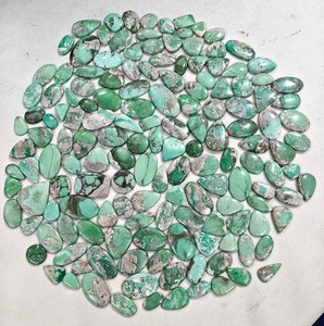 2025อัญมณีคาโบชองวาริสไซต์ที่สวยงามที่สุดในการจ่ายพลังงานรักษาหลวมปรับเทียบขนาด variscite Cabochon อันมีค่า - Product Image 4