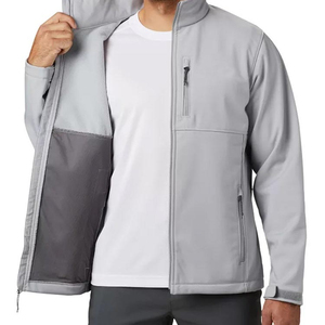 Men's <b>Slim</b> <b>Fit</b> Winter Waterproof Canvas Stand Full Zipper Loose Comfortable Front Logo 220g <b>Jacket</b> Hood Casual Plus Size Spring - Product Image 1