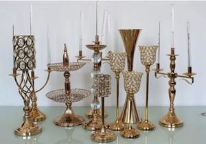 Newest Design Glam Brass Tabletop <b>Vase</b> Set Wedding Decor High Quality Metal Flower <b>Vase</b> <b>Gold</b> Finish - Product Image 6