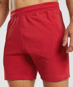 Pantalones Cortos Deportivos Casuales de Verano para Hombre, Diseño Personalizado al por Mayor, con Bolsillos Delanteros y Cordón Ajustable, de Felpa y Lona - Product Image 4