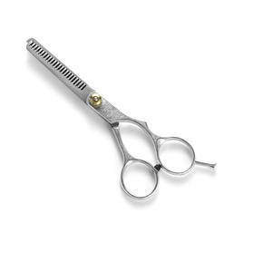 Professional Barber Scissors <b>Handle</b> Sharp Stainless Steel Micro Serrated <b>Edge</b> Salon Grade Hair Cutting Beauty Thinning Scissors - Product Image 2