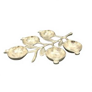 Bol abstrait moderne en laiton émaillé avec finition changeante de couleur, décoration multifonctionnelle pour offrir en cadeau - Product Image 1