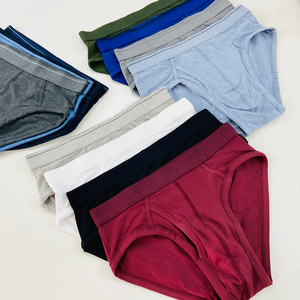 Lot de 5 slips en coton pour hommes, taille élastique, vente en gros, fournisseur en gros de coton de qualité supérieure - Product Image 5