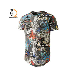 Camiseta Gráfica Vintage de Algodón 100% para Hombre, Estilo Oversize, Estampado Urbano, Hip Hop, Manga Corta, Moda Casual - Product Image 2