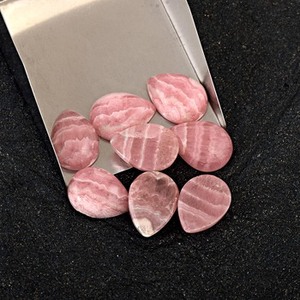 Cabochon en rhodochrosite rose 100 % naturelle, fait main, en forme de poire, pierre précieuse lâche personnalisée pour la fabrication de bijoux, idéal pour les tenues de soirée féminines - Product Image 5