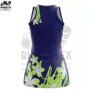 Uniformes de Netball Personalizados al por Mayor, Kits de Alta Calidad, Secado Rápido, Transpirables, 100% Poliéster, Unisex, con Logotipo, Nombre y Número del Equipo, Tela de 240g - Product Image 3
