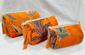 Juego de Bolsas de Terciopelo Bordadas, Estilo Bohemio, con Cierre de Cremallera, Multifuncionales, 3 Piezas - Product Image 2