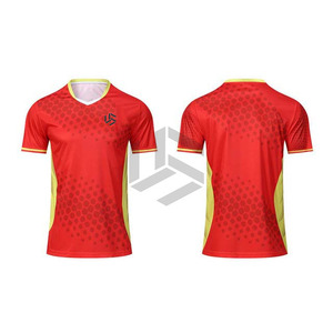 New Customized Unisex High Quality Football <b>Soccer</b> Jersey Short Sleeve Sportswear 100% Polyester Adult - Product Image 1