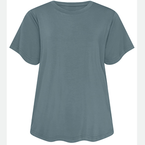 Camiseta de Algodón Suave y Transpirable para Mujer, Cuello Redondo, Estilo Casual, Corte Holgado, Manga Corta, con Colores Personalizados - Product Image 6