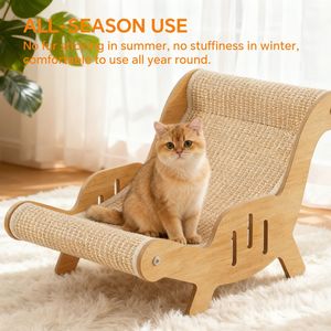Tiragraffi e Lettini per Gatti in Sisal Naturale per un Relax Estetico - Product Image 3