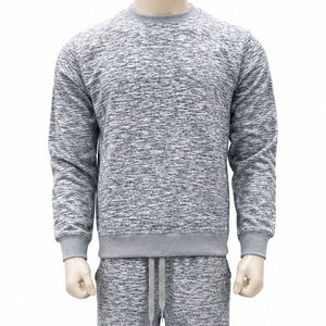 เสื้อสเวตเชิ้ตผู้ชาย AERO ผ้าฝ้าย 100% เป็นมิตรกับสิ่งแวดล้อม แบบมีซับใน ถักทอ ทรงโอ-เนค แขนยาวปกติ สีพื้น ผ้าหนัก 100 กรัม - Product Image 1