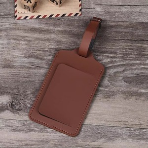 Sophisticated Top-Grain Leather Baggage Identifiers Custom Embossed Full Grain Leather Travel Accessories LTG-0348 - Product Image 4
