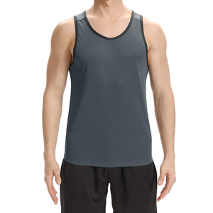 Débardeurs décontractés respirants et abordables pour hommes, 100 % coton, sans manches, pour l'été, la gym, la musculation, vente en gros - Product Image 1