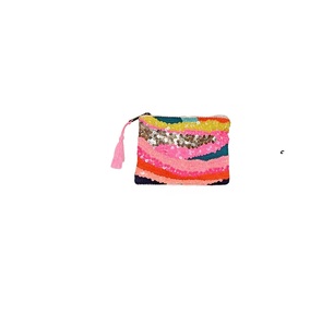 Beautiful Glass <b>Seed</b> Beads Embroidery Handmade Customizable Design Travel Coin Pouch for Women Casual Small Money Wallet - Product Image 2