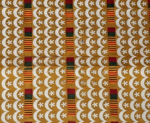 Tissu jacquard en coton traditionnel à motifs ethniques pour robe de mariée, vêtements et accessoires - Product Image 4
