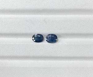 Zafiro azul natural de forma ovalada, piedras sueltas azules para la fabricación de joyas, anillos, colgantes, pendientes, alta calidad - Product Image 4