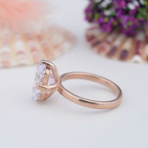 D Color 925 VVS Moissanite <b>Men's</b> Fashion <b>Ring</b> for Certified Prong Setting Sterling <b>Silver</b> Gift Jewelry - Product Image 2