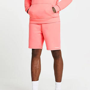 Shorts de sport décontractés pour hommes avec logo personnalisé de haute qualité, en molleton bouclette / Shorts décontractés en coton 2026 avec poches pour hommes - Product Image 2
