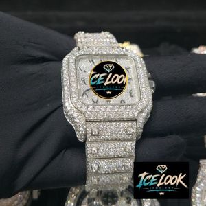 Montre de luxe à cadran carré, analogique à quartz, avec lunette en cristal saphir, bracelet de 20 mm, montre-bracelet habillée pour soirée, cadeau bijou - Product Image 3