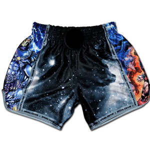 Pantalones Cortos Ligeros de Muay Thai, Diseño de Movimiento Libre, Ropa de Entrenamiento de MMA, Boxeo y Kickboxing, Opción de Talla Personalizada - Product Image 6