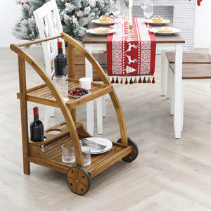 Chariot de service catalan avec roues, doté d'un cadre stable et de roulettes faciles à déplacer pour des tâches de service intérieur flexibles - Product Image 6