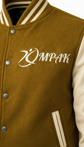 Style Urbain Américain Manches en Cuir Lettres en Chenille Style Urbain Tendance Université Professionnelle - Product Image 4