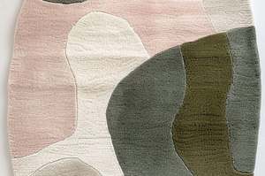 Alfombra Peluda Suave de Pelo Largo para Decoración de Sala de Estar, Dormitorio, Interior del Hogar, Alfombra Elegante Multicolor - Product Image 5